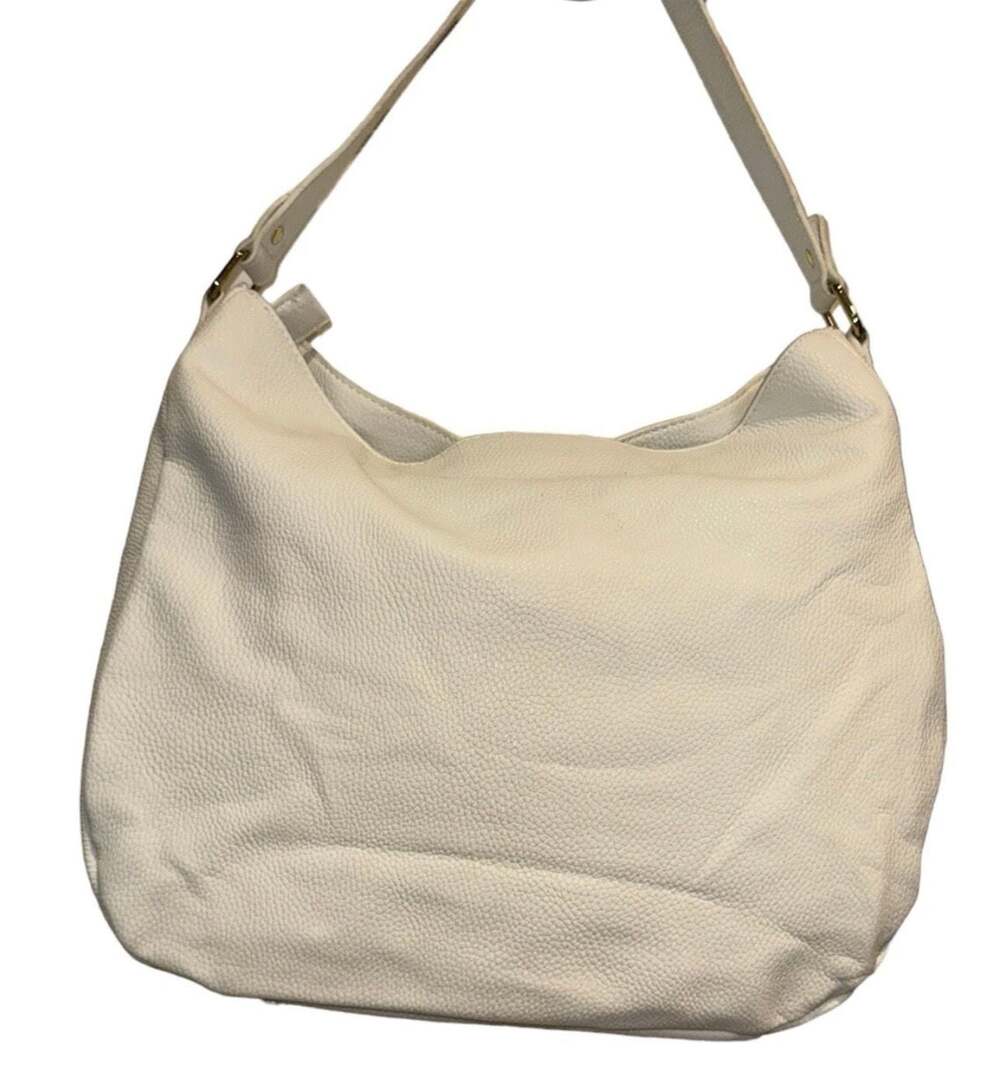 Charming Charlie White Star Fringe Hobo Shoulder Bag USA Themed - Picture 5 of 6